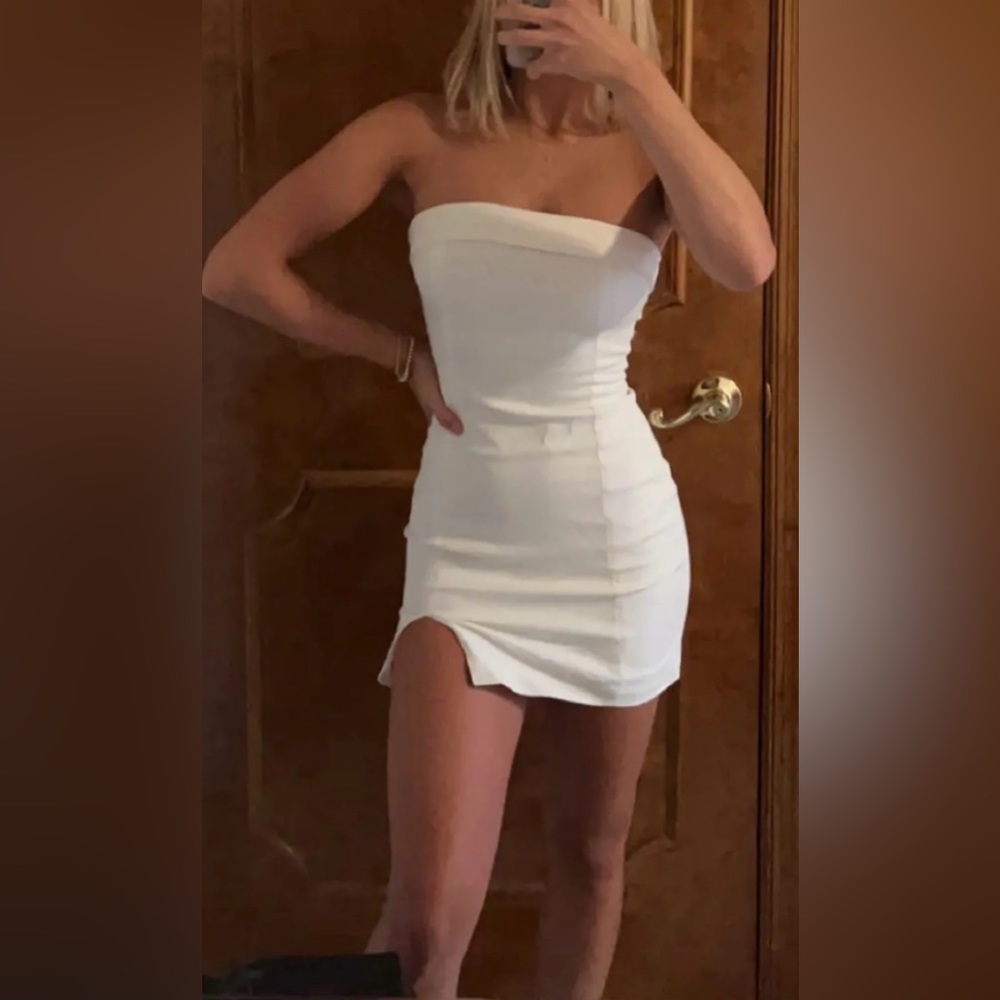 white dress